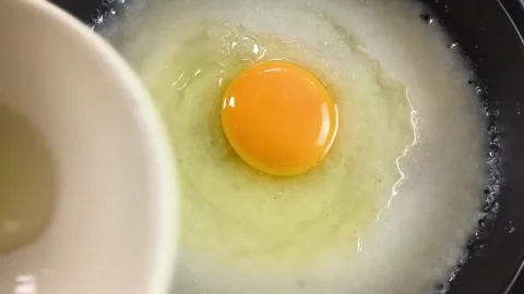 Egg on congee Stock Footage 337762741