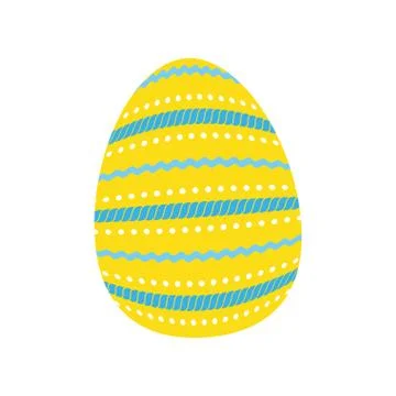 Egg creative happy easter icon. Vector graphic Stockillustratie