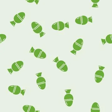 Egg cup glyph seamless pattern Stock Illustration