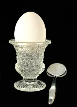 Egg in cup Stock Photos