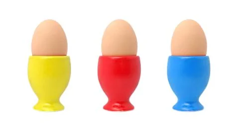 Egg cups Stock Photos