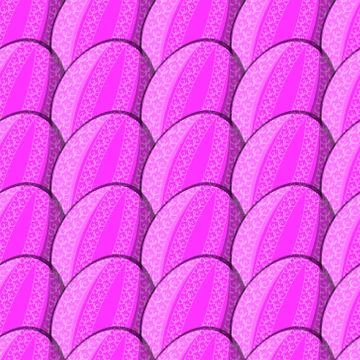 Egg Curl Pattern Stock Illustration