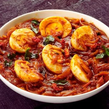 Egg curry Stock Photos