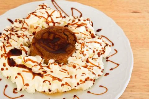 Egg custard Stock Photos