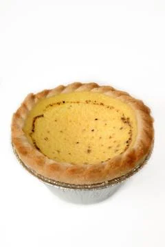 Egg custard tart Stock Photos