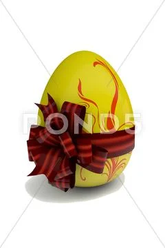 Egg decorated to the holiday of easter Stock Illustration