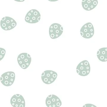 Egg dinosaur glyph vector seamless pattern sign Stock Illustration