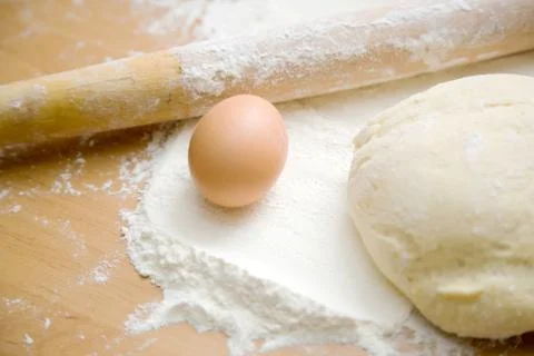 Egg dough Foto stock