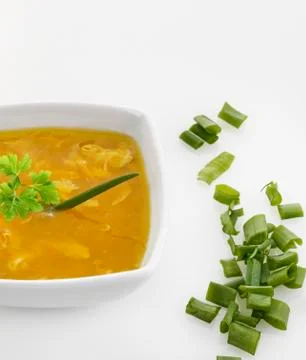Egg drop soup Stock Photos