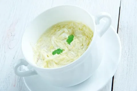 Egg drop soup Stock Photos