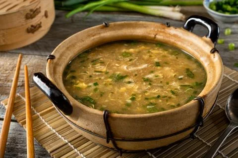Egg Drop Soup Stock Photos
