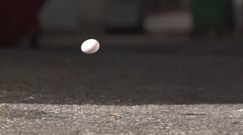 Egg Dropped at 480fps Video stock 44265166