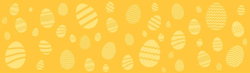 Egg easter background seamless. Cartoon pattern. Vector texture Stock Illustration