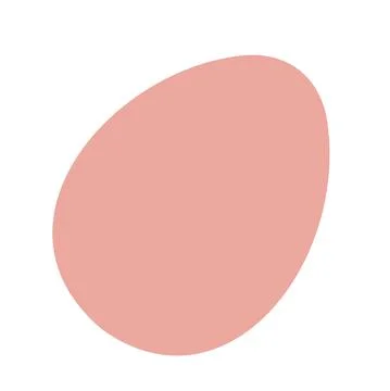 Egg for Easter card. Pink vector illustration Lines Easter Egg Stock Illustration
