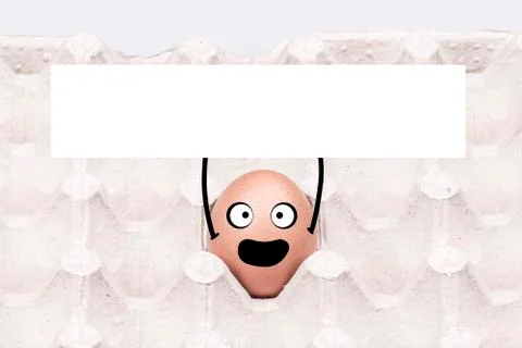 Egg Easter poster Stock Photos