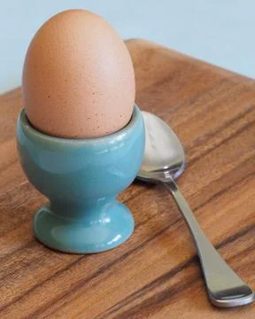Egg in Egg Cup Stock Photos