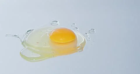 The egg falls on the glass Stock Footage 239969382