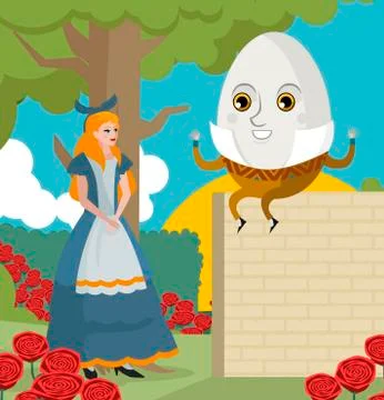 Egg fantasy character Stock Illustration