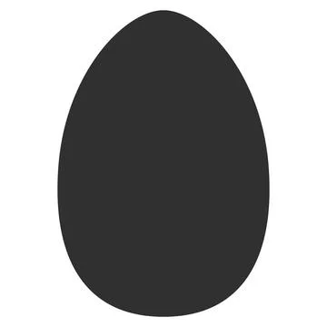Egg Flat Icon Illustration Stock Illustration