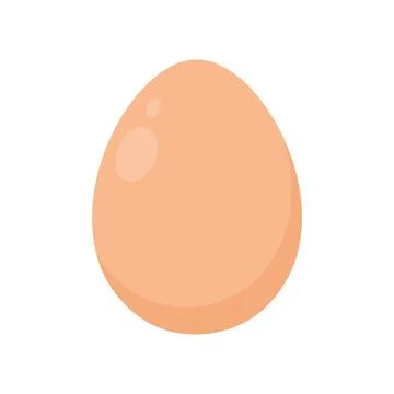 Egg in flat style. Vector illustration in flat style Stock Illustration