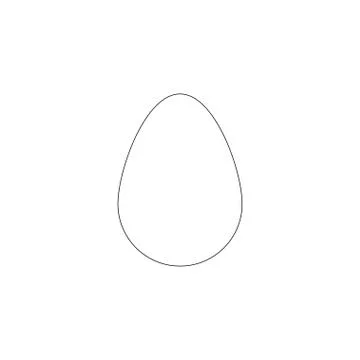 Egg. flat vector icon Stock Illustration
