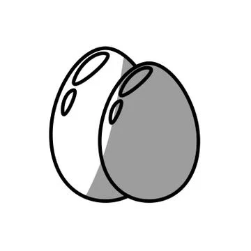 Egg food fresh breakfast Stock Illustration