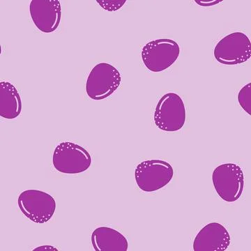 Egg food hen glyph vector seamless pattern Stock Illustration