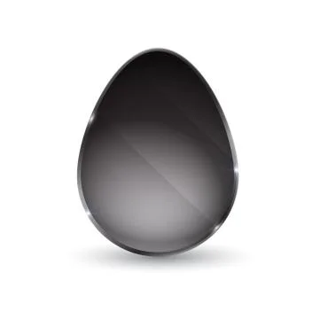 Egg in the form of a glass Stock Illustration