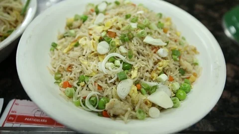 Egg Fried Rice Video stock 74177227