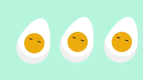 Egg Friends Trio Stock Footage 335631434