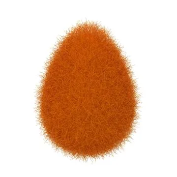 Egg from fur Stock Photos