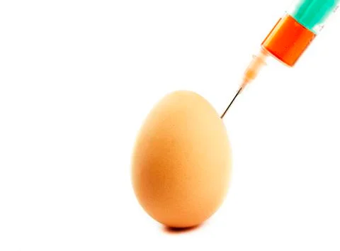 Egg gets theraphy Stock Photos