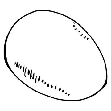 Egg hand drawn. Stock Illustration