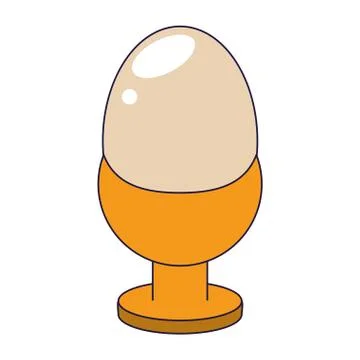 Egg holder kitchen utensil 스톡 일러스트