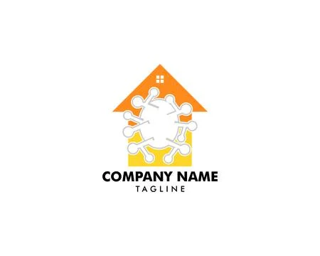 Egg House Logo Template Design Vector Stock Illustration
