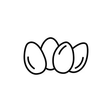 Egg icon, design inspiration vector template for interface and any purpose Stock Illustration