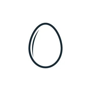 Egg Icon Design Template Elements Stock Illustration