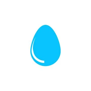 Egg icon flat 스톡 일러스트