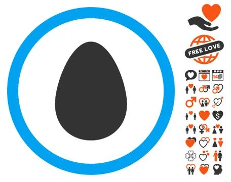Egg Icon with Love Bonus イラスト素材