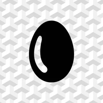Egg icon stock vector illustration flat design 스톡 일러스트