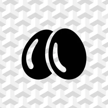 Egg icon  stock vector illustration flat design Stock Illustration