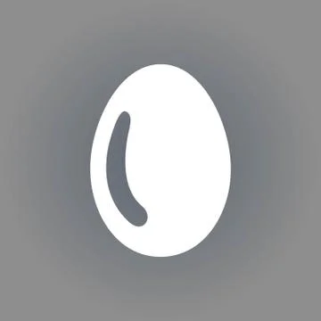 Egg icon stock vector illustration flat design Stock Illustration