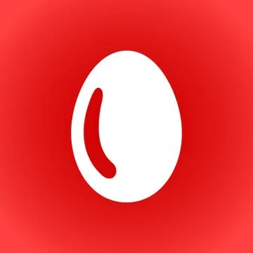 Egg icon stock vector illustration flat design 스톡 일러스트