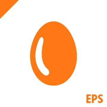 Egg icon stock vector illustration flat design 스톡 일러스트