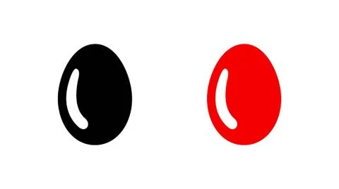 Egg icon stock vector illustration flat design イラスト素材
