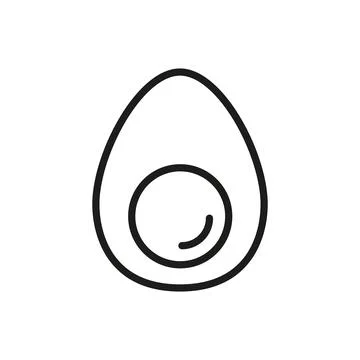 Egg icon vector basic design simple and modern Stock Illustration