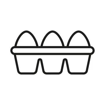 Egg icon vector basic design simple and modern Stock Illustration