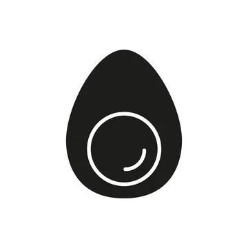 Egg icon vector basic design simple and modern Stock Illustration