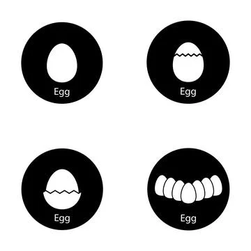 Egg icon vector Stock Illustration
