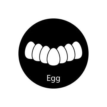 Egg icon vector Stock Illustration